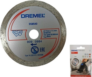 B2 DREMEL DSM20 diamentowa tarcza tnąca do płytek