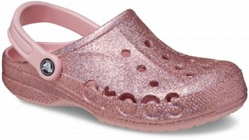 Damskie Buty Chodaki Klapki Crocs Baya Glitter 205925 Clog 37-38