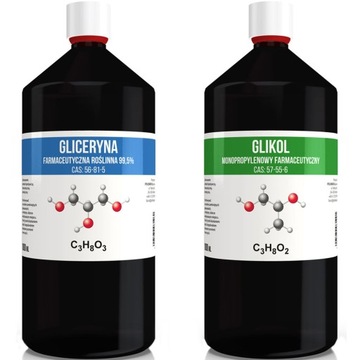 GLICERYNA ROŚLINNA + GLIKOL PROPYLENOWY 2000ml 2L