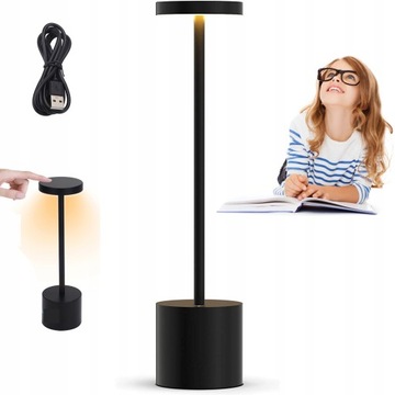 LAMPKA LED BIURKOWA DOTYK ŚCIEMNIALNY BEZPRZEWODOW