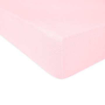 Prześcieradło FROTTE 220x200 wz. pudrowy róż