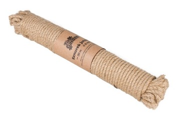 NATURALNY SZNUREK JUTOWY 6 mm x 30 m