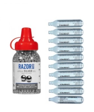 BBS Ball Shot 2 x 1500 PCS 4,46 мм Razorgun Steel для серебряной ветры