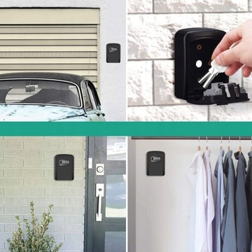 МЕТАЛЛИЧЕСКИЙ ЯЩИК КЛЮЧЕВОЙ СЕЙФ ВНЕШНЯЯ КОМБИНАЦИЯ КАССЕТА ПЕРЕМЕННЫЙ КОД