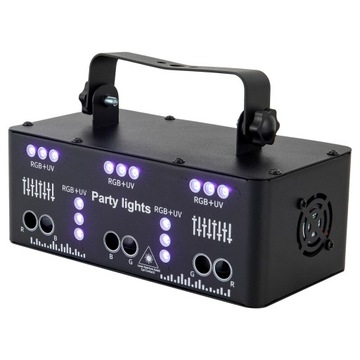 Светодиодный лазерный проектор для дискотек с 21 глазом RGBW DMX