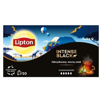 Herbata Lipton Intense Black 50 torebek 115 gr