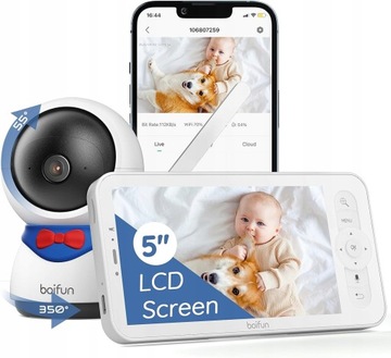 NIANIA ELEKTRONICZNA KAMERA WiFi OBROTOWA 2K 3MPx