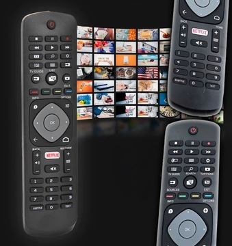 ПУЛЬТ ДИСТАНЦИОННОГО УПРАВЛЕНИЯ ДЛЯ ТЕЛЕВИЗОРА PHILIPS ВСЕ МОДЕЛИ LED 3D 4K HD NETFLIX UNIVERSAL SMART