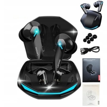 Беспроводные наушники-вкладыши Lenovo GM2 Pro BT 5.3, белые