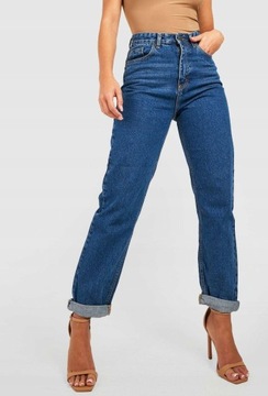 Nasty Gal vhs JEANS SPODNIE SLIM MOM XXS