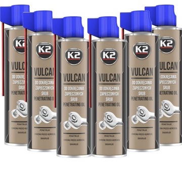 K2 VULCAN УДАЛЕНИЕ Ржавчины ДЛЯ ЗАКРЫТЫХ ВИНТОВ 250мл