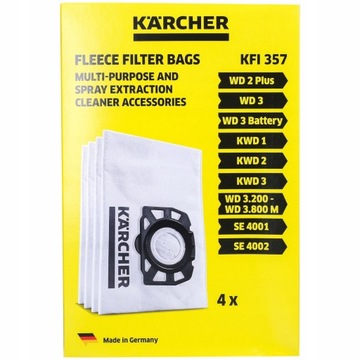 Мешок для пылесоса KARCHER 2.863-314.0 4 шт.