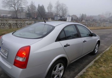 Nissan Primera III Hatchback 1.8 i 16V 116KM 2002 Nissan Primera Ladny Nissan Primera hatchback 1.8cm Benz bez korozji super, zdjęcie 2