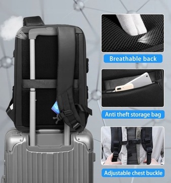 Рюкзак FRN для ноутбука 17,3 см FRN8038 с возможностью расширения USB