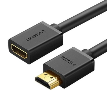 Кабель HDMI «папа» — «мама» HDMI UGREEN HD107, 1,4 В, 5 м (черный)