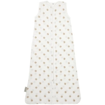 Meyco Baby Dots śpiworek dla niemowląt - muslinowy - sand - 110cm