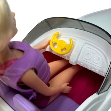 Кукла Allyle с лодкой для собак на моторной лодке для воды для бассейна