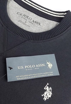 Bluza męska Bez kaptura Bluza męska sportowa Czarna US Polo Assn r. S