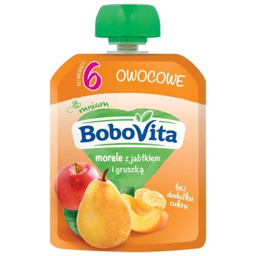 BoboVita morele jabłko gruszka 80g