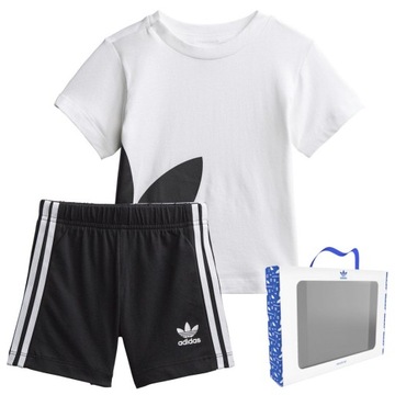 Komplet dziecięcy Adidas szorty i koszulka FR5321 74