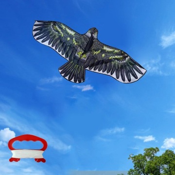 Огромные воздушные змеи Eagle, легкие в использовании воздушные змеи Большие воздушные змеи Eagle для желтого и серого цвета лужайки