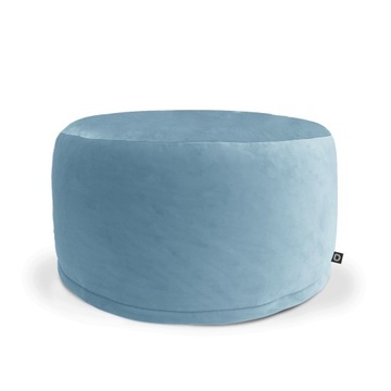 Pufa podnóżek VELVET VE2260 | błękitny M