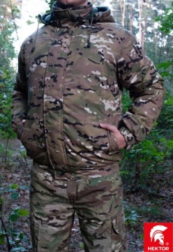 УТЕПЛЕННАЯ ЗИМНЯЯ куртка в стиле милитари Multicam, XXL