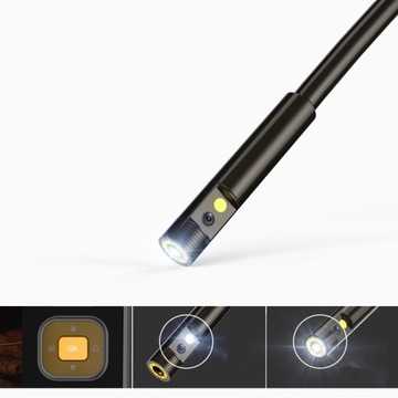 ИНСПЕКЦИОННАЯ КАМЕРА DUO ЭНДОСКОП ДВЕ КАМЕРЫ 5M 7LED 2x Full HD LCD 5,5 мм