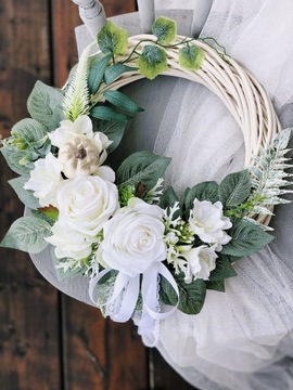 ОСЕННИЙ ВЕНОК,ПЛЕТЕНЫЙ ВЕНОК НА ДВЕРЬ,ЦВЕТЫ