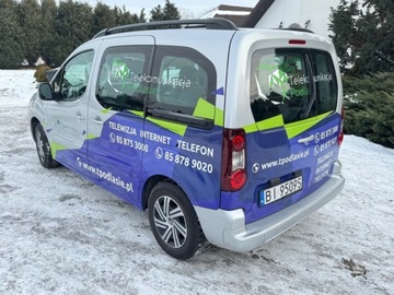Citroen Berlingo II Van Facelifting 1.6 VTi 98KM 2014 Citroen Berlingo 1.6 98KM Klima Salon Polska F-VAT Cena brutto Gotowa do j, zdjęcie 1
