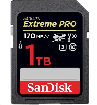 SANDISK EXTREME PRO SDXC 1 ТБ, 200/140 МБ/с, A2
