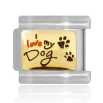Ogniwo moduł Maybeme Złoty I love my dog