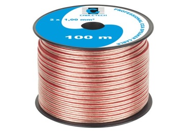 Przewód głośnikowy CCA 2X1mm za 3mb