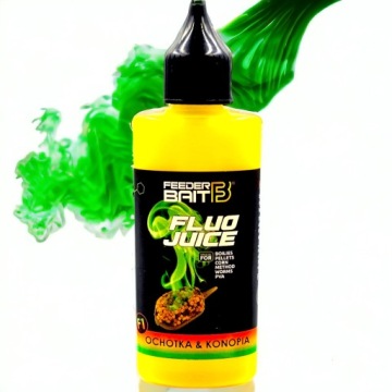 Кормушка Bait FLUO JUICE F1 ОЧОТКА КОНОПИЯ метод бустер бустер дип 50мл