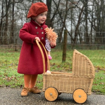 Тканевая кукла ПОЛЛИ 28 см розовая