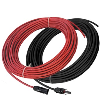ZESTAW KABEL PANELE SŁONECZNE SOLARNE 2x15m 4mm2