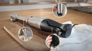 Ручной блендер с контейнером Bosch ErgoMaster Serie 6 1200W Стальное лезвие