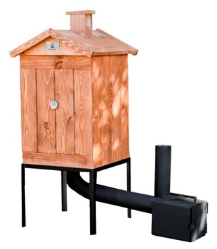 Wędzarnia drewniana modułowa wys. 70cm + GRATIS