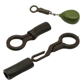 Back Lead Klips do Zatapiania żyłki System do back leadów 37 mm 5 szt AV