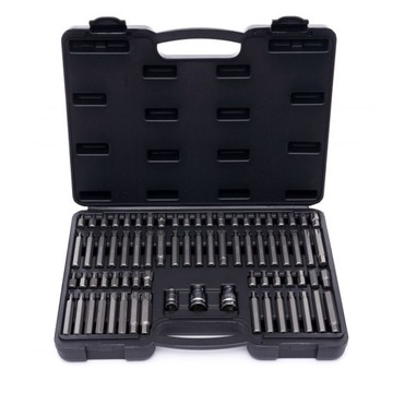 НАБОР СВЕРЛ IMBUS SPLINE TORX RIBE, 75 ЭЛЕМЕНТОВ, КОРПУС KD10954