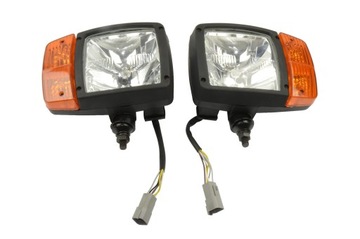REFLEKTOR LAMPA VOLVO BL71 BL61 LEWA+PRAWA KOMPLET
