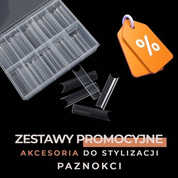 Набор для ногтей 2000+1100 бесплатных типсов и ватных палочек.