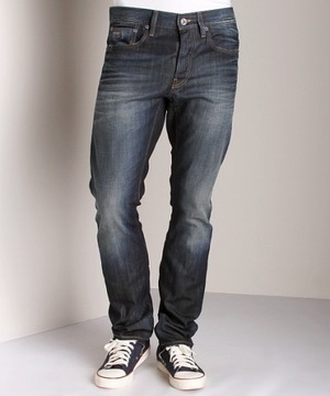 J711 MĘSKIE SPODNIE JEANSOWE JEANSY G-STAR 3301 SLIM 28/34