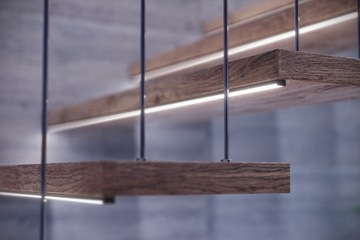 Абажур SLIM для профиля X 1M, прессованный, CLICK, замороженный