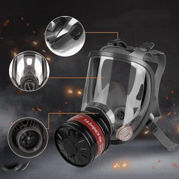 ПРОТИВОГ ПОЛНАЯ МАСКА МАСКА ДЛЯ ПОКРАСКИ РЕСПИРАТОР 6800 ПРОТИВОПЫЛЕВАЯ МАСКА С ФИЛЬТРОМ