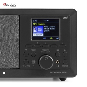 DAB+ FM BT кухонный домашний радиоприемник, темное дерево