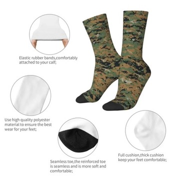 Носки Новинка с принтом Marpat, носки в военном камуфляже для мужчин и женщин