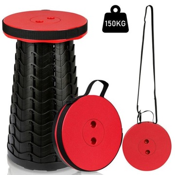 ПОРТАТИВНЫЙ СКЛАДНОЙ СТУЛ, ЛЕГКИЙ ТЕЛЕСКОПИЧЕСКИЙ СТУЛ ВМЕСТИМОСТЬЮ 150 КГ, 7-47 СМ