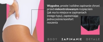 GATTA женский водолазка с длинным рукавом боди комбинезон элегантный эластичный черный r XL