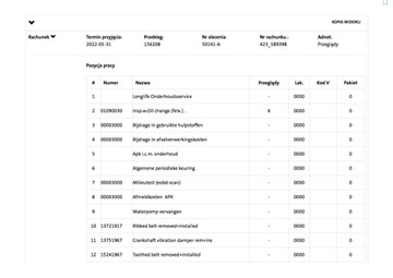 История дилерского обслуживания VW Проверьте 7/7 Полная история VW - Быстрая доставка